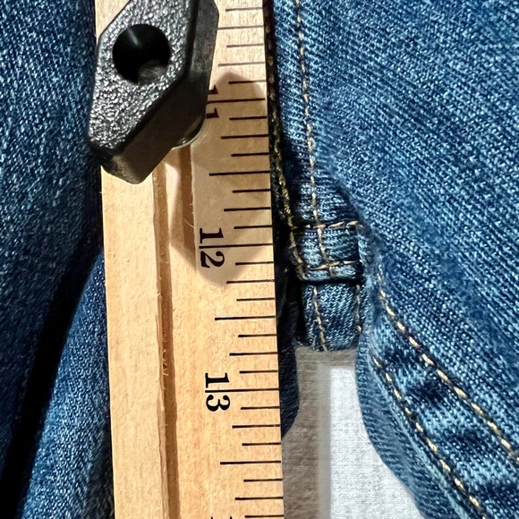 Levi's 505 Blue Denim Straight Leg Regular Fit Jeans Men's Size 36 x 32 - Picture 10 of 12